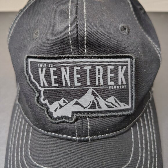 Kenetrek Boots Hat Cap Snap Back Black Hunting Montana Big Sky Logo One Size Men - Picture 5 of 10